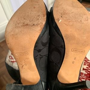 Coach Black heels